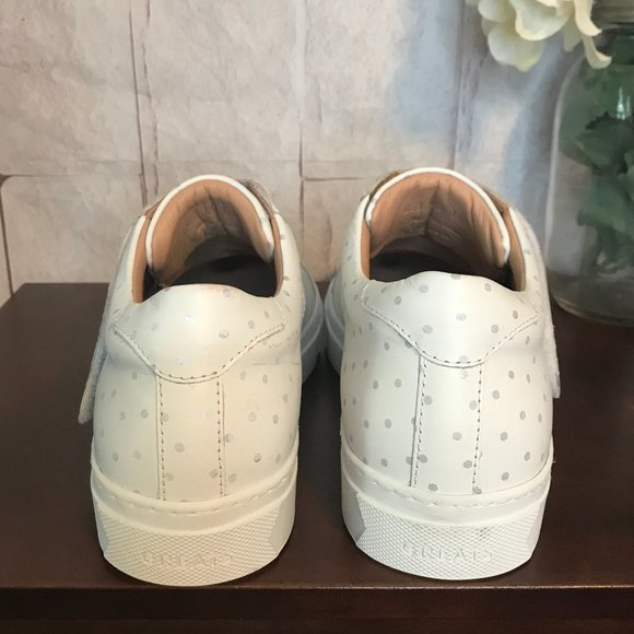 NWOT GREATS Women's Size 8 Royale Sneakers Polka Dot Leather Shoes - Picture 4 of 12